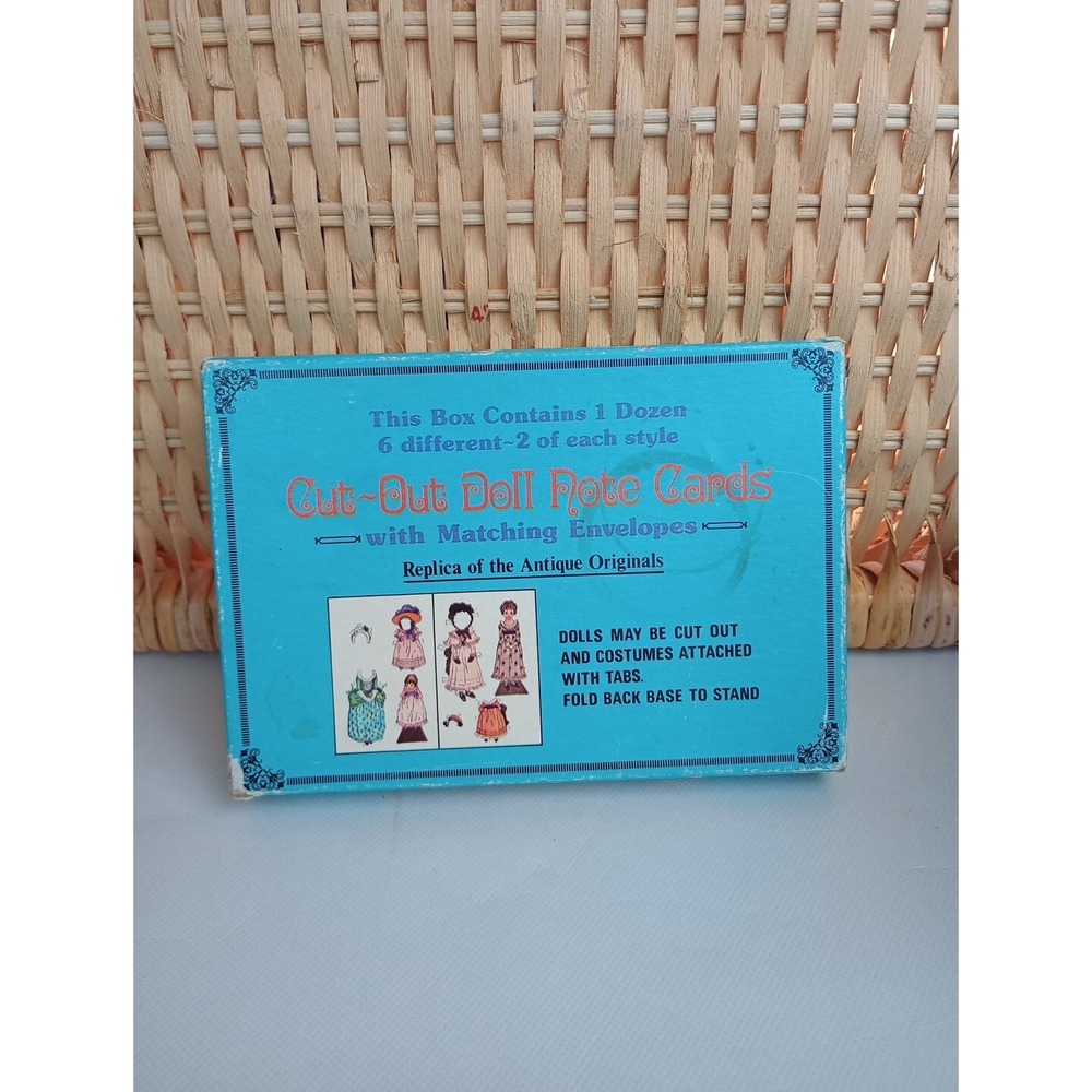 Merrimack Cut Out Doll Note‎ Cards Vintage Hong Kong (Read Description)